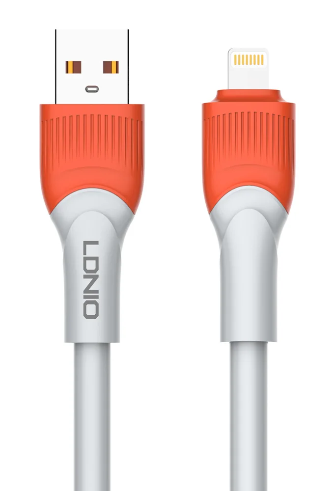 Φωτογραφία προϊόντος: LDNIO καλώδιο Lightning σε USB LS601, 30W, 1m, γκρι