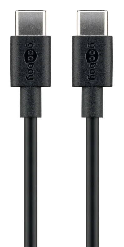 Φωτογραφία προϊόντος: GOOBAY καλώδιο USB-C 51243, 60W, 480Mbps, 2m, μαύρο