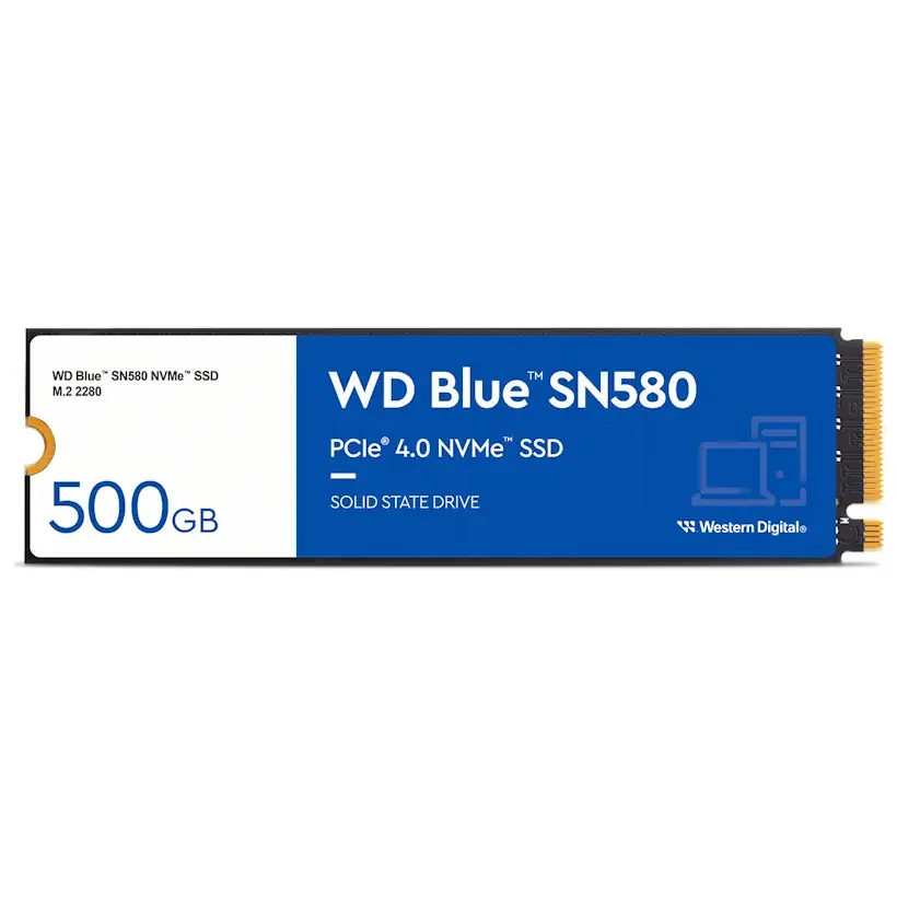 Φωτογραφία προϊόντος: Western Digital WD Blue SN580 500GB M.2 SSD (WDS500G3B0E)