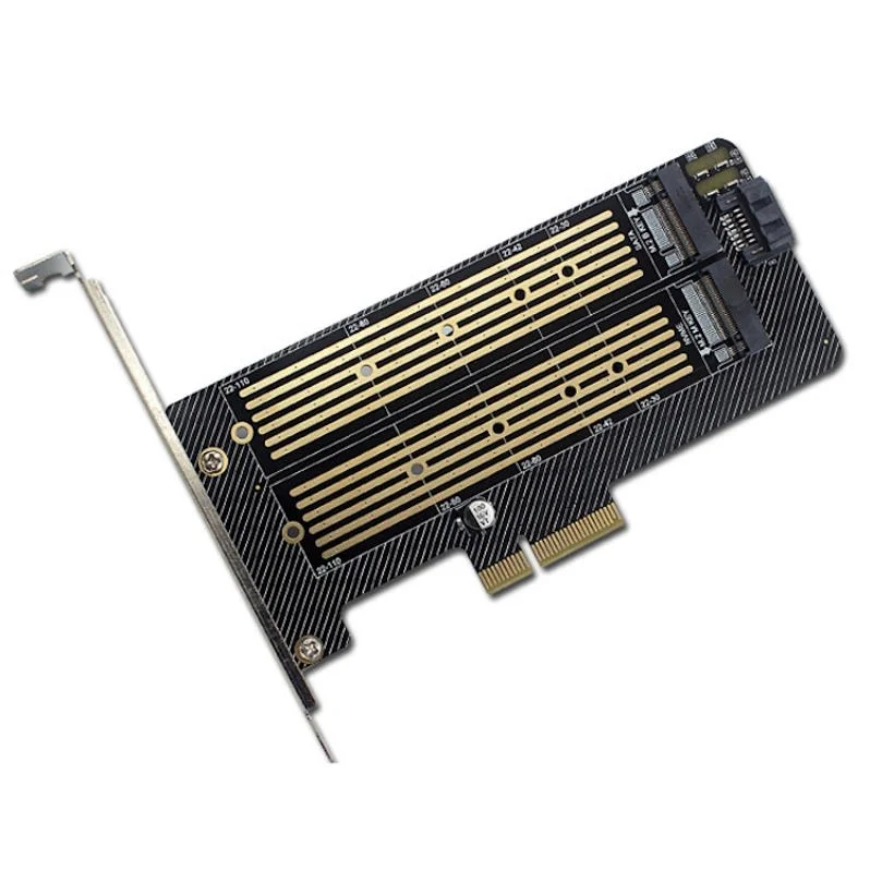 Φωτογραφία προϊόντος: OEM Dual Disk converter card M Key/B Key M.2 NVME + SATA