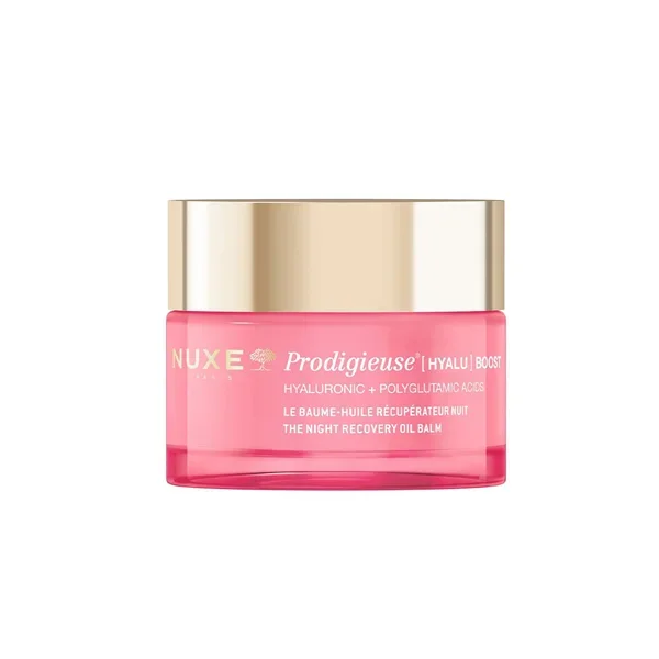 Φωτογραφία προϊόντος: Nuxe Prodigieuse Hyalu Boost The Night Recovery Oil Balm Κρέμα Νυκτός για Βαθιά Ενυδάτωση + Λάμψη, 50ml