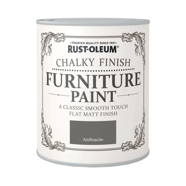 Φωτογραφία προϊόντος: Rust-Oleum Χρώμα Κιμωλίας Furniture Chalky Finish Anhtracite