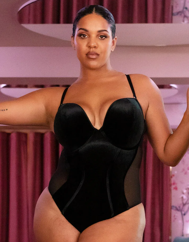 Φωτογραφία προϊόντος: Curvy Kate Scantilly κορμάκι strapless 31704 μαύρο