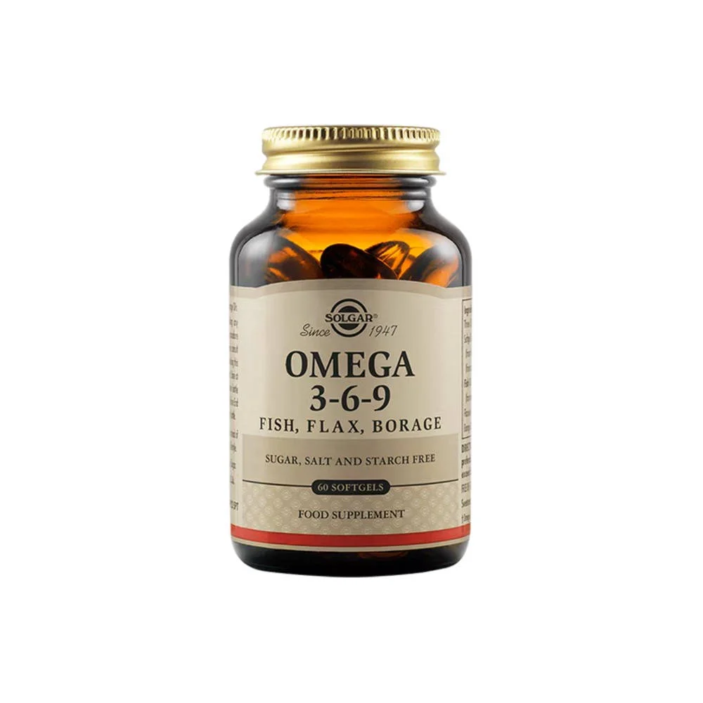 Φωτογραφία προϊόντος: SOLGAR Omega 3-6-9 - Μείγμα Φυσικών Ουσιωδών Λιπαρών Οξέων softgels 60