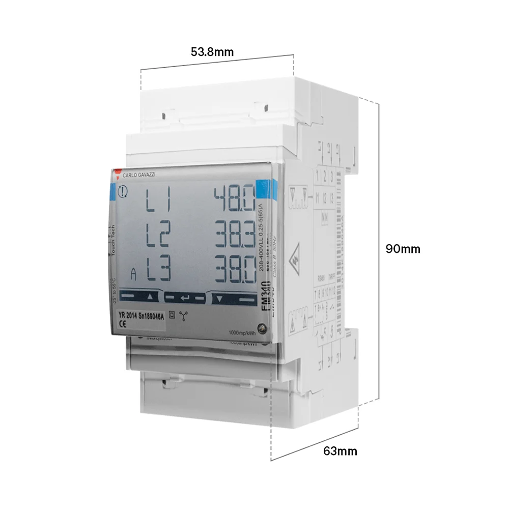 Φωτογραφία προϊόντος: Wallbox Power Meter Τριφασικό