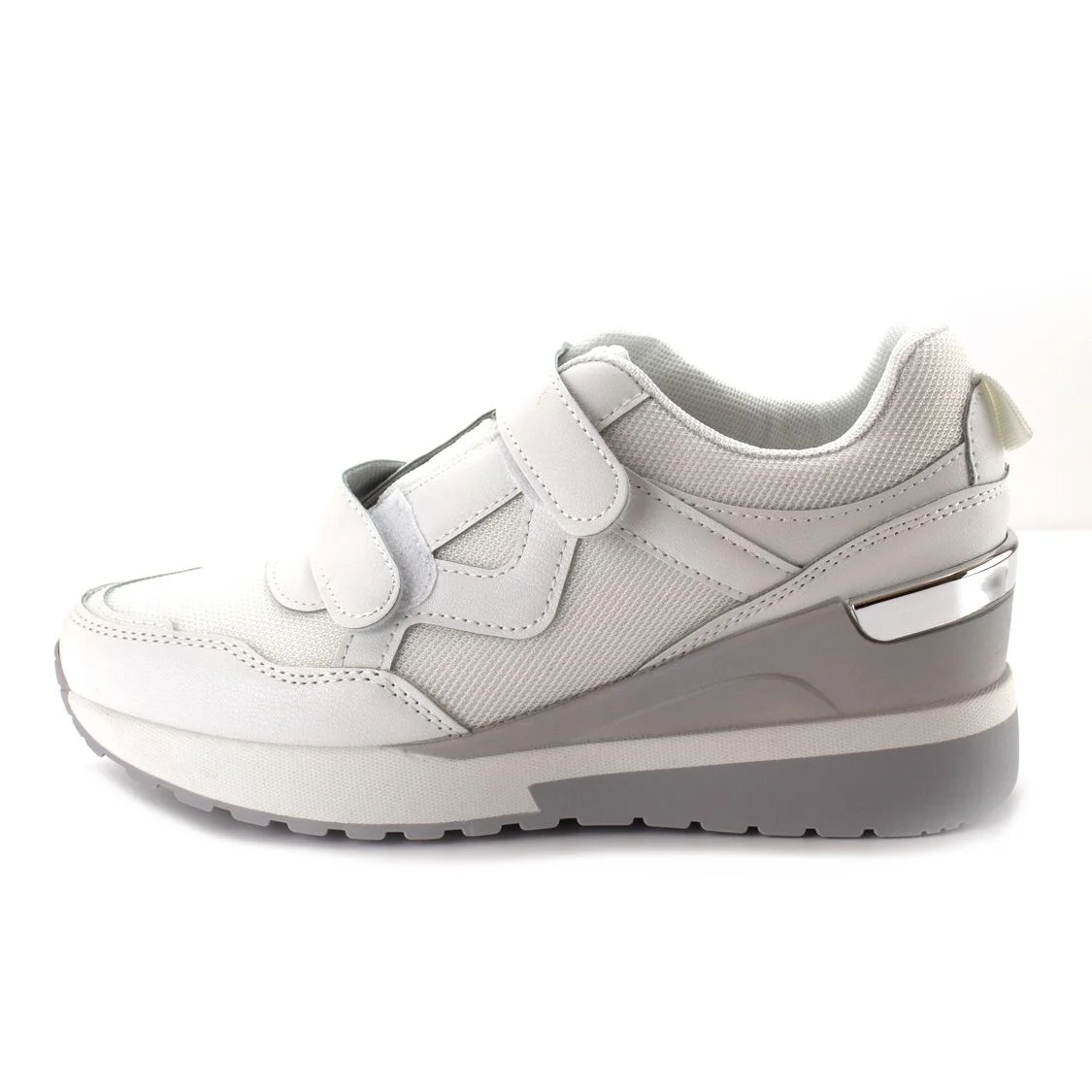 Φωτογραφία προϊόντος: MIMSOGA Sneakers με Πλατφόρμα και Scratch Λευκό