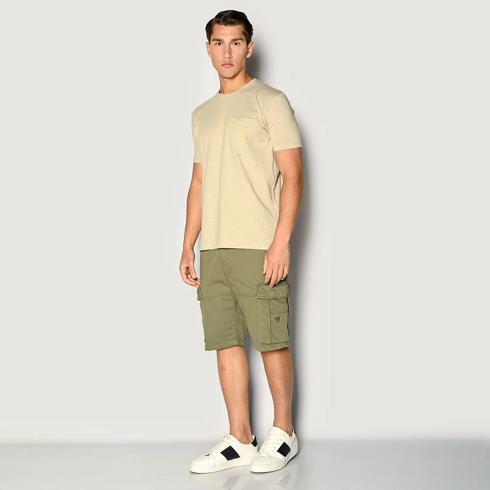 Φωτογραφία προϊόντος: ΑΝΔΡΙΚΟ T-SHIRT BROKERS ΜΕ ΤΣΕΠΗ BASIC BEIGE