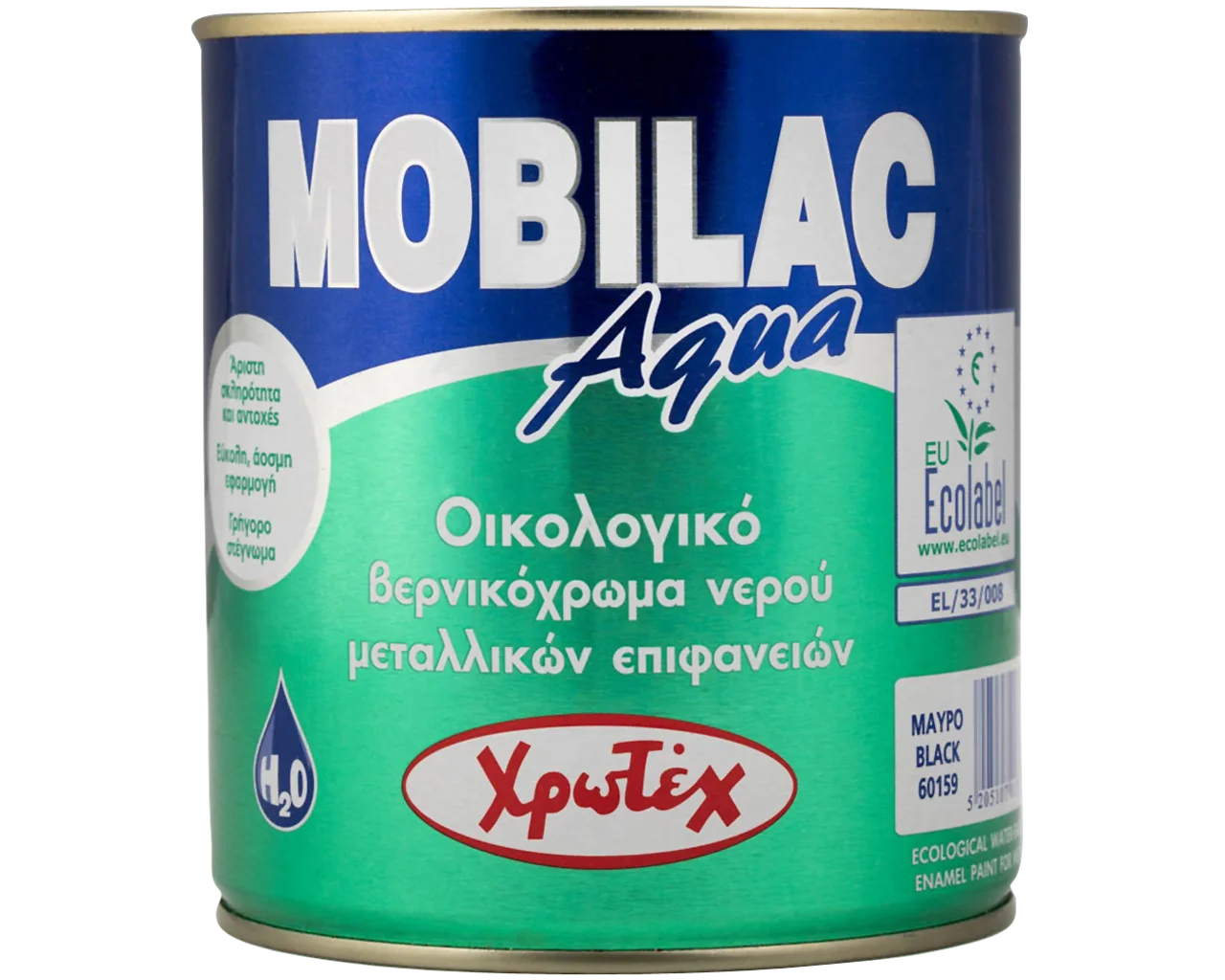 Φωτογραφία προϊόντος: Χρωτέχ Mobilac Aqua Βερνικόχρωμα Νερού 0.75lt