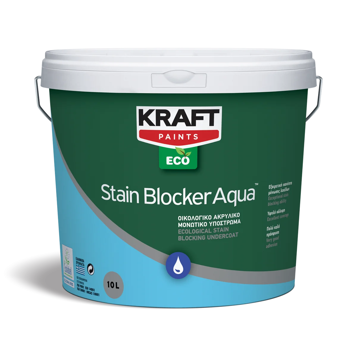 Φωτογραφία προϊόντος: Eco Stain Blocker Aqua - Οικολογικό Ακρυλικό Μονωτικό Υπόστρωμα Λευκό - Kraft