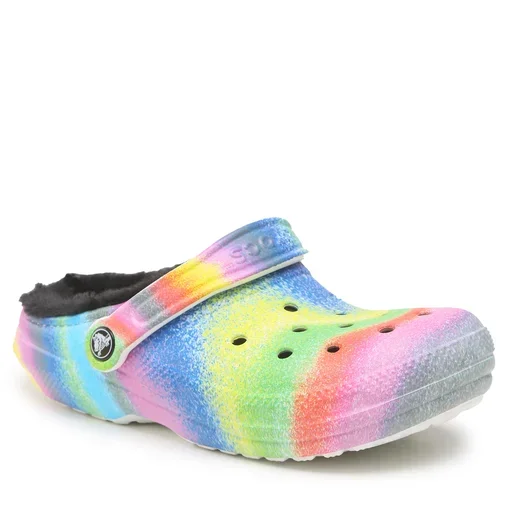 Φωτογραφία προϊόντος: Crocs Παντόφλες Classic Lined Spray Dye 208045 White/Multi