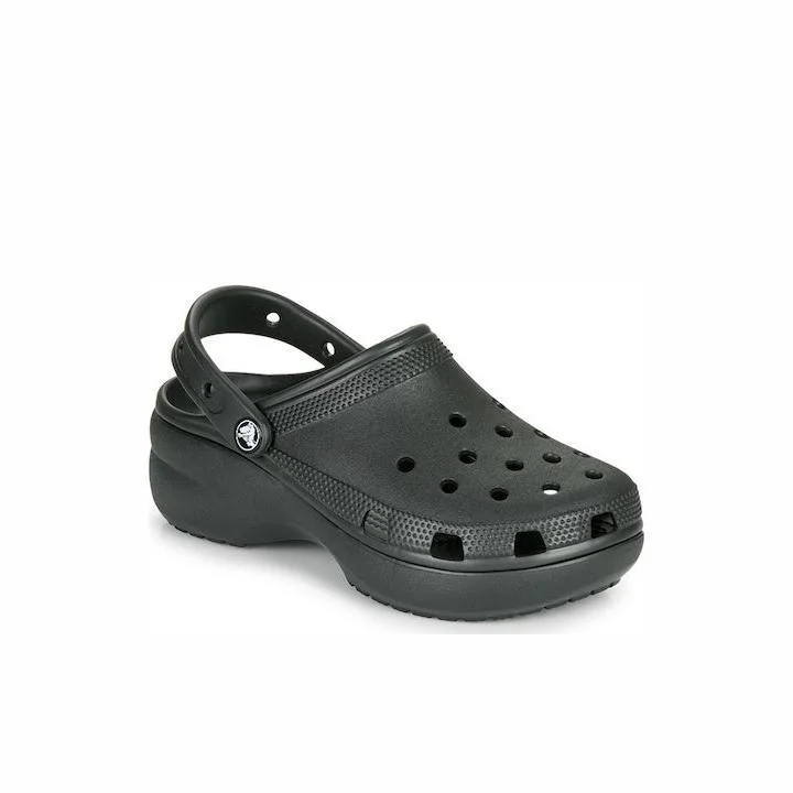 Φωτογραφία προϊόντος: CROCS Women s Classic Platform Clog 206750-001 ΜΑΥΡΑ