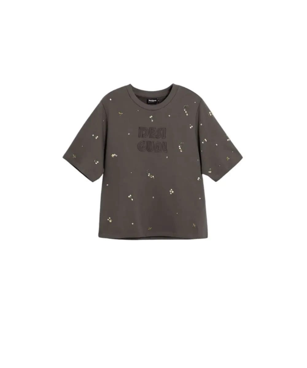 Φωτογραφία προϊόντος: Desigual - Γυναικείο T-shirt Oporto 26SWTK09-2064 Γκρι