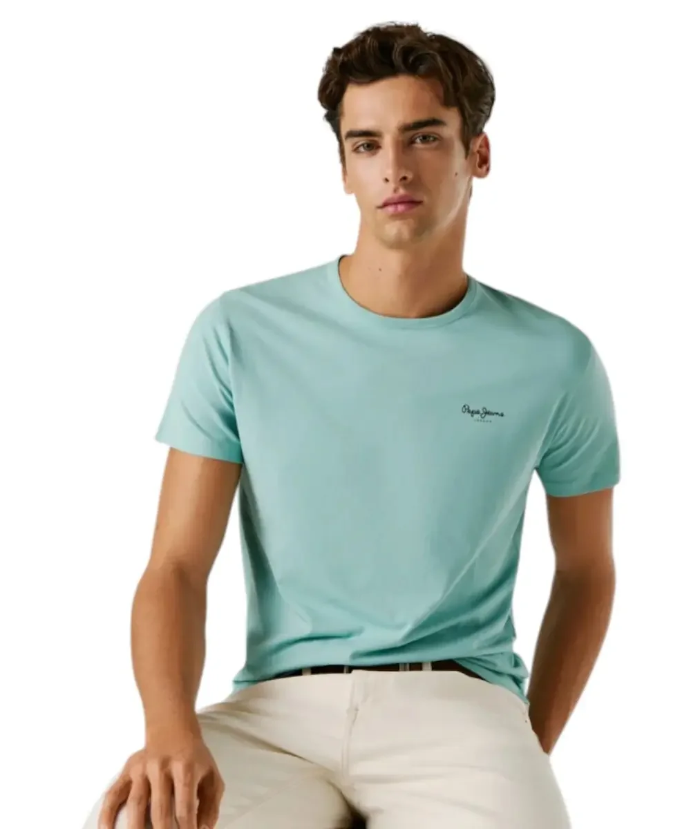 Φωτογραφία προϊόντος: Pepe Jeans - Ανδρικό T-shirt Original Basic PM5010180-518 Μπλε Ανοιχτό