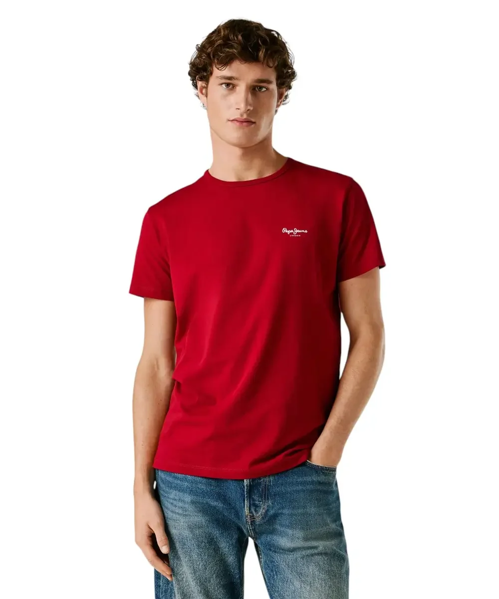 Φωτογραφία προϊόντος: Pepe Jeans - Ανδρικό T-shirt Original Basic PM5010180-287 Μπορντό