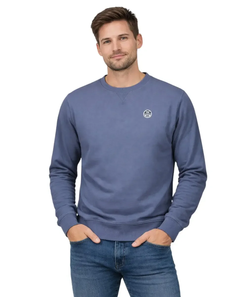 Φωτογραφία προϊόντος: North Sails- Ανδρικό Φούτερ Hoodie Regular Fit 993035-000-0772 Μπλε Ουρανού