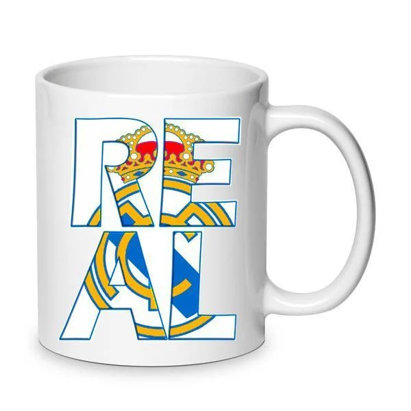 Φωτογραφία προϊόντος: Κούπα Real Madrid κεραμική 330ml λευκή no3