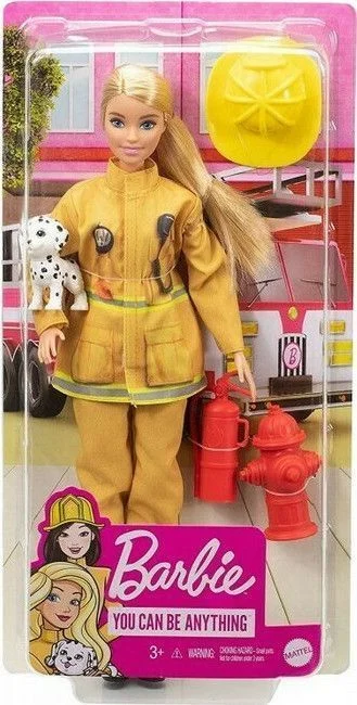 Φωτογραφία προϊόντος: Barbie Ξανθιά Κούκλα Πυροσβέστης