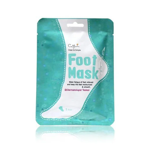 Φωτογραφία προϊόντος: Vican Cettua Clean + Simple Foot Mask, Μάσκα Ποδιών που Ενυδατώνει και Ανακουφίζει τα Ξηρά και Σκασμένα Πόδια 1τμχ