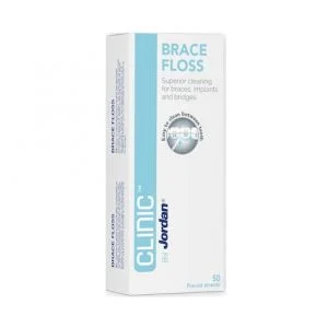 Φωτογραφία προϊόντος: Jordan Clinic Brace Floss Οδοντικό Νήμα 50 τμχ