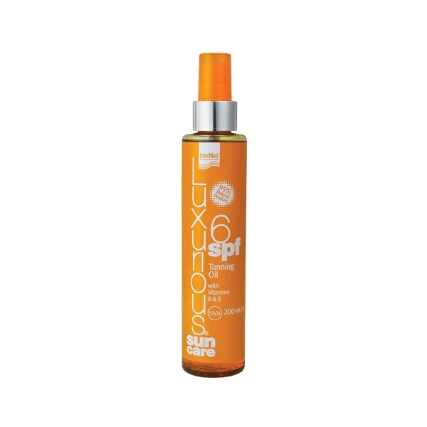 Φωτογραφία προϊόντος: Intermed Luxurious Tanning Oil Αντηλιακό Λάδι Σώματος SPF6 200ml