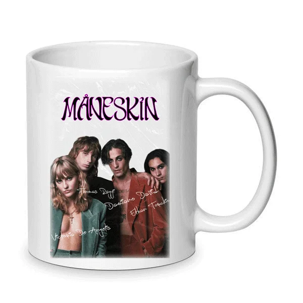 Φωτογραφία προϊόντος: Κούπα Maneskin no2 κεραμική λευκή 330ml