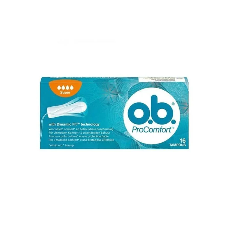 Φωτογραφία προϊόντος: Johnson's O.B. ProComfort Super για Κανονική Ροή 16τμχ