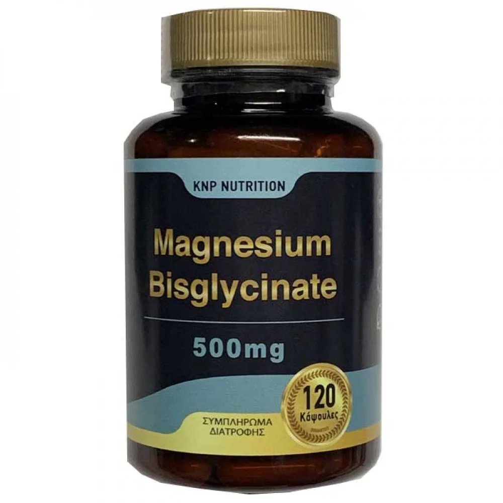 Φωτογραφία προϊόντος: KNP Nutrition Magnesium Bisglycinate 500mg 120 caps