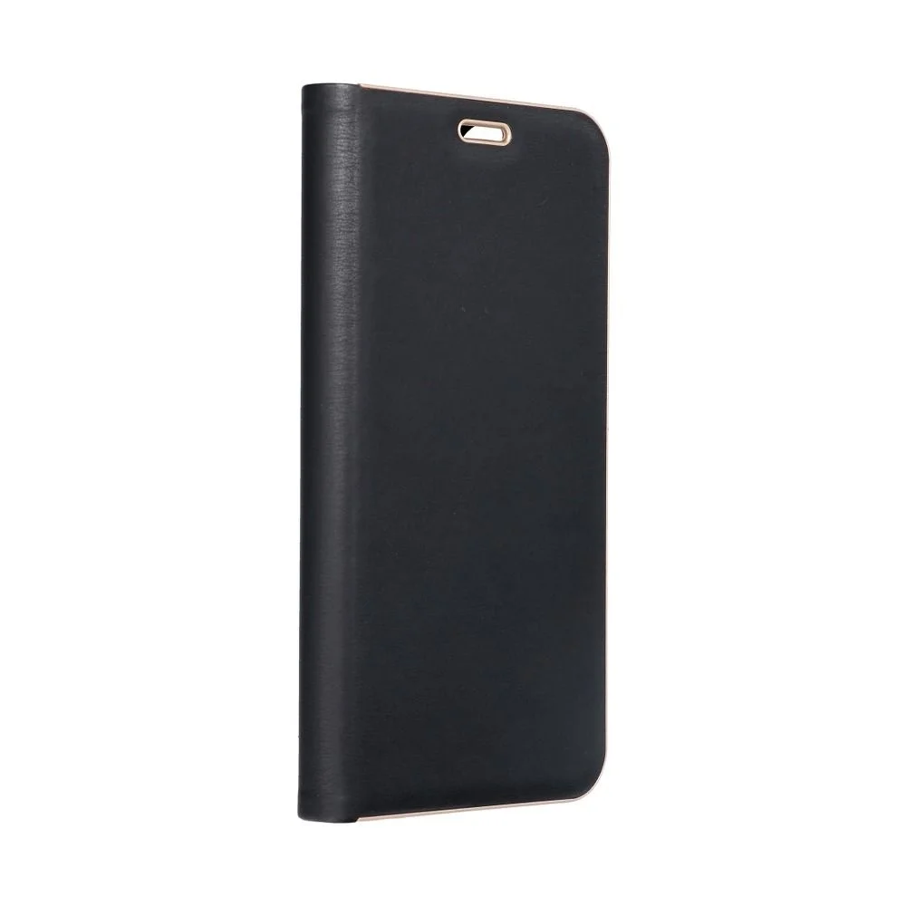 Φωτογραφία προϊόντος: . LUNA Book Gold for SAMSUNG A40 black