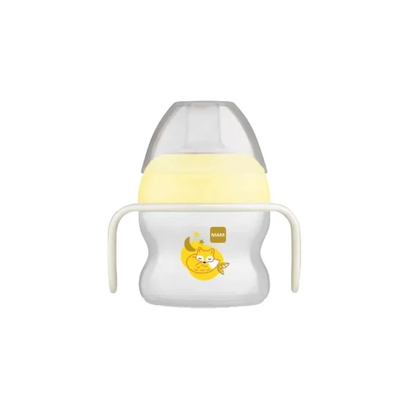 Φωτογραφία προϊόντος: Mam Starter Cup Ποτηράκι με χερούλια Κίτρινο 150ml 4+ Μηνών