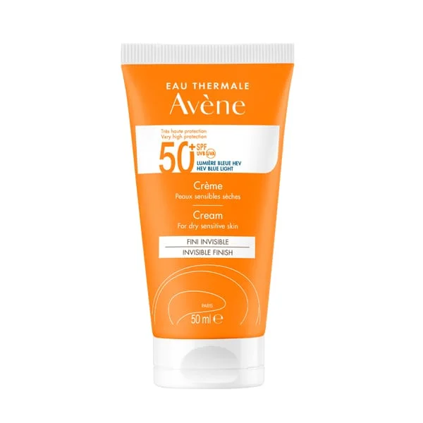 Φωτογραφία προϊόντος: Avene Eau Thermale Cream SPF50+ Αντιηλιακή Κρέμα Προσώπου για Ξήρο Ευαίσθητο Δέρμα 50ml