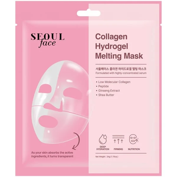 Φωτογραφία προϊόντος: Dermal Seoul Face Gollagen Hydrogel Melting Mask Μάσκα Προσώπου για Θρέψη & Ενυδάτωση, 1τεμ