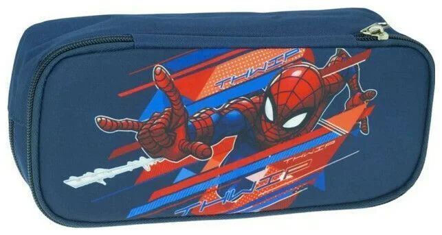 Φωτογραφία προϊόντος: Κασετίνα Spiderman οβάλ με 1 Θήκη σε Μπλε χρώμα 1τμχ