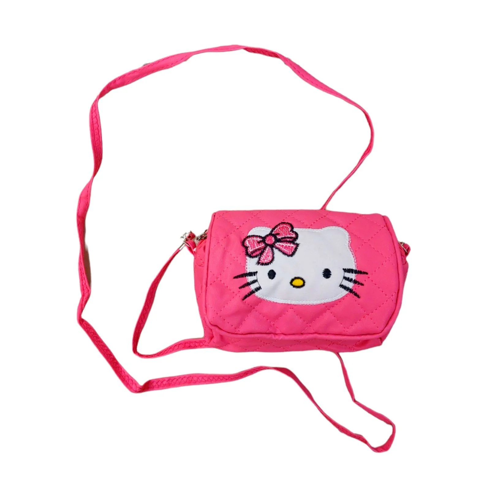 Φωτογραφία προϊόντος: Παιδική τσάντα no1 Hello kitty χιαστί 16x12cm με 2 εσωτερικές θήκες δερματίνη