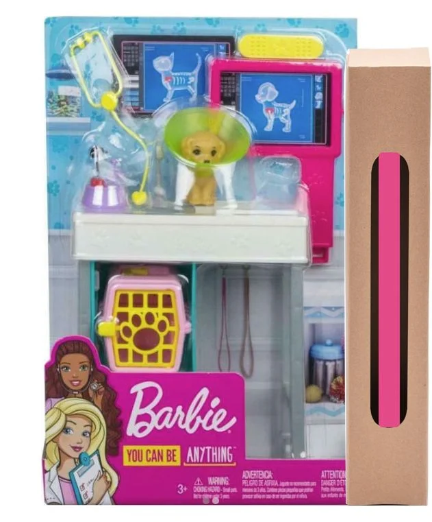 Φωτογραφία προϊόντος: Barbie Career Pet Vet Station Playset with Job Theme and Learning Fun για 3+ Ετών και δώρο λαμπάδα