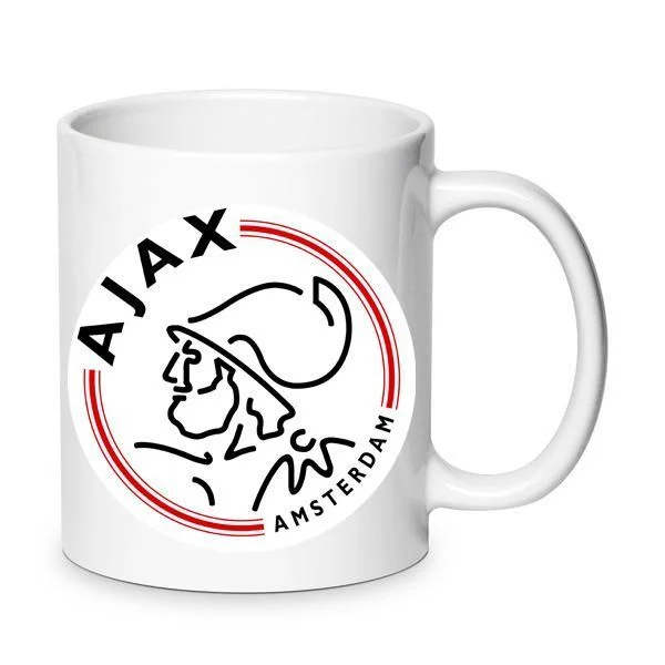 Φωτογραφία προϊόντος: Κούπα Ajax κεραμική 330ml λευκή no1