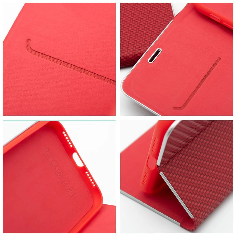 Φωτογραφία προϊόντος: . LUNA Book Carbon for SAMSUNG A36 5G red