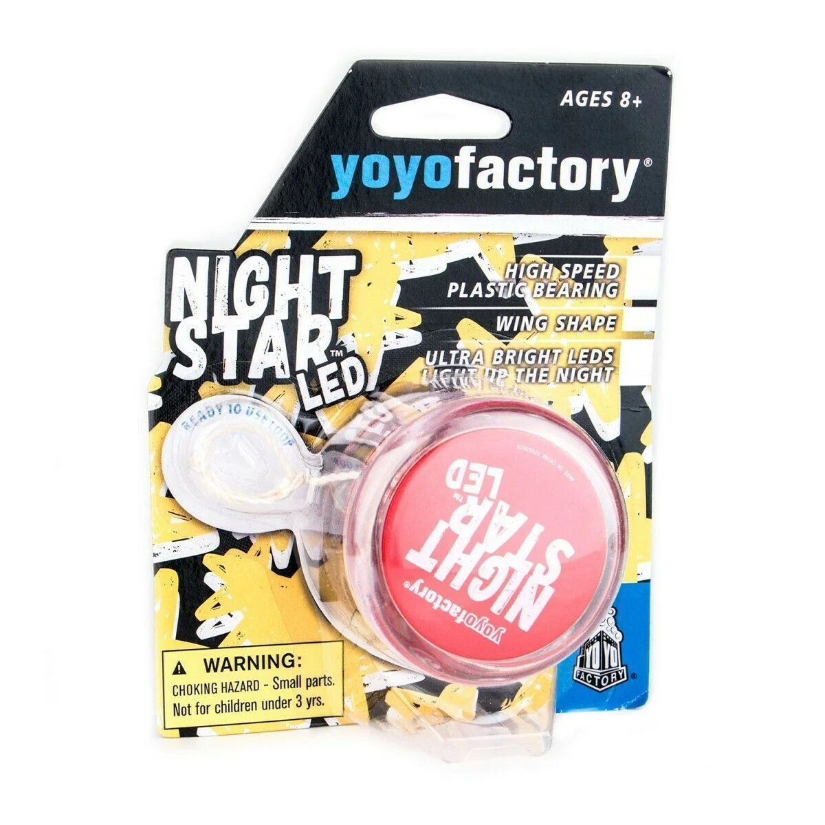 Φωτογραφία προϊόντος: YoYoFactory Γιο Γιο Nightstar με φως Led Κόκκινο