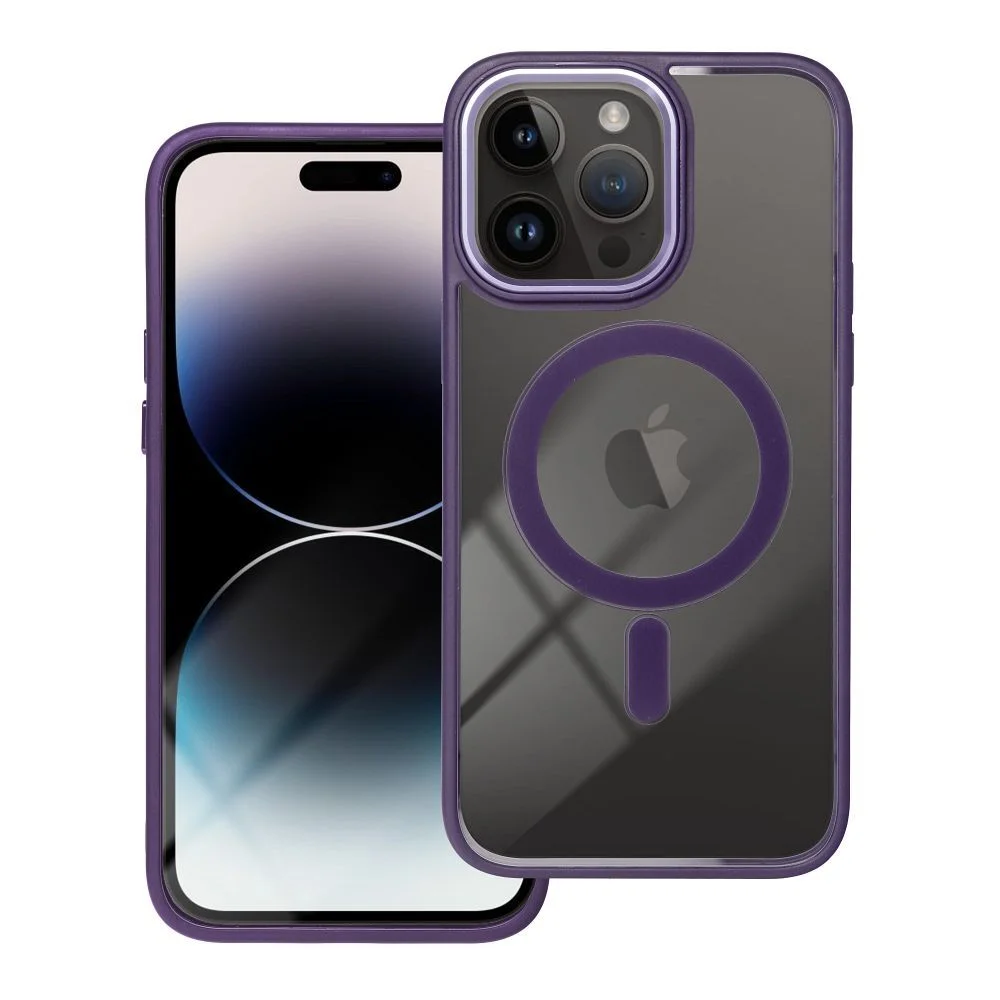 Φωτογραφία προϊόντος: . COLOR EDGE MAG COVER case compatible with MagSafe for IPHONE 14 Pro Max deep purple