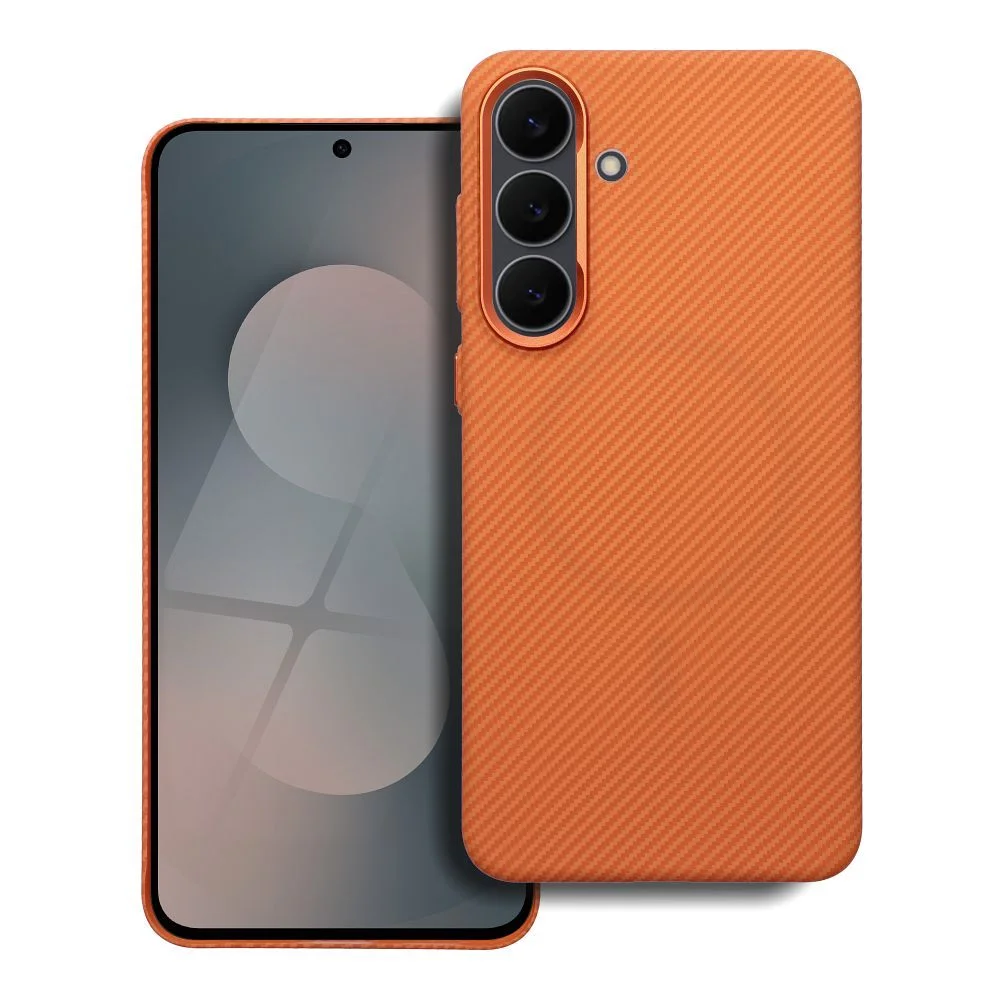Φωτογραφία προϊόντος: . Case KEVLAR compatible with MagSafe for SAMSUNG A36 cosmic orange