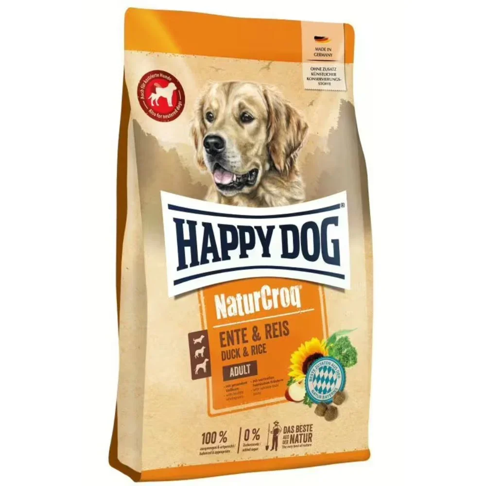 Φωτογραφία προϊόντος: HAPPY DOG HAPPY CAT Happy Dog NaturCroq Duck & Rice - STERILISED 11kg