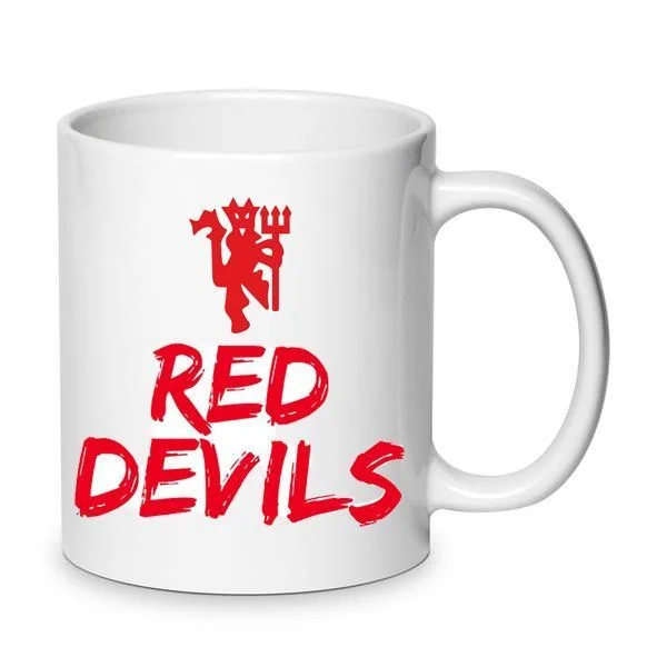 Φωτογραφία προϊόντος: Κούπα Manchester united κεραμική 330ml λευκή no3
