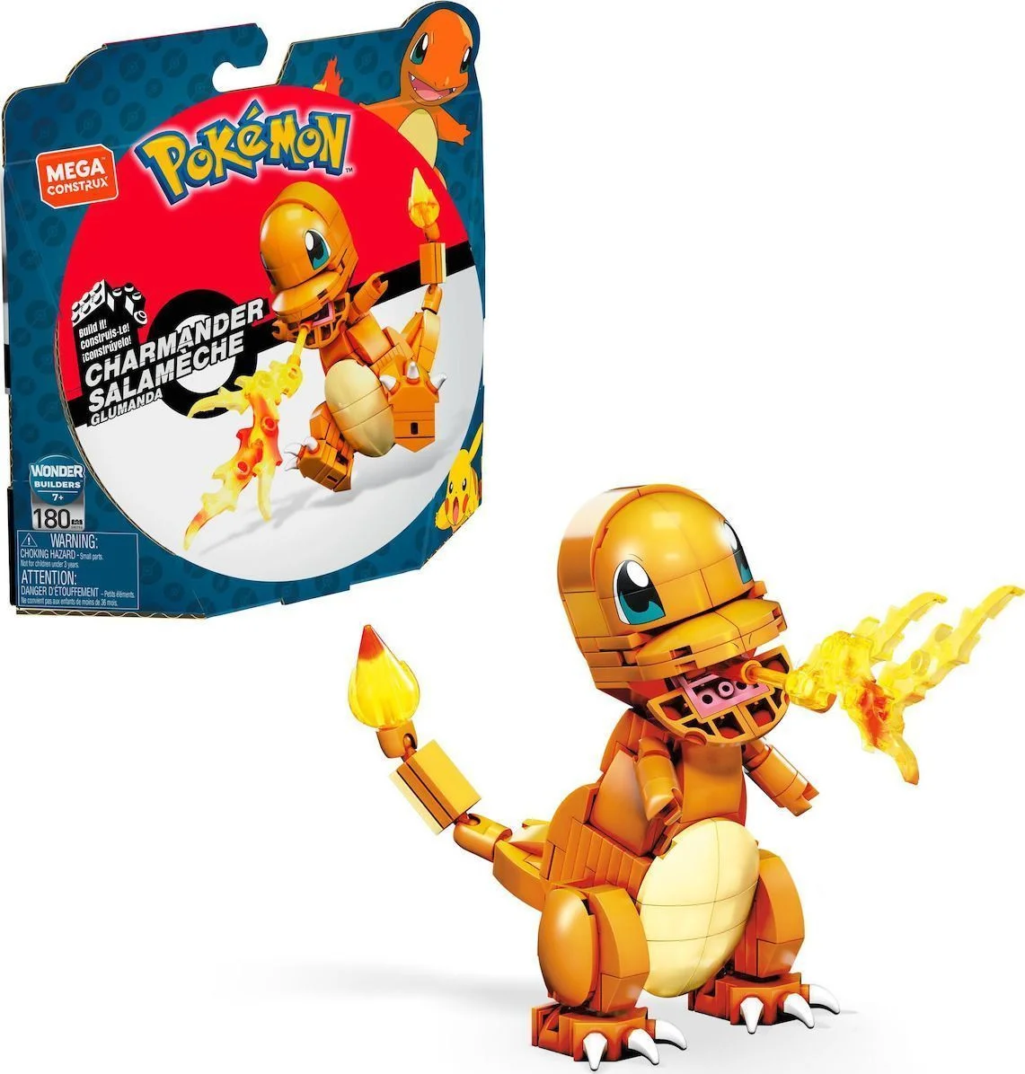 Φωτογραφία προϊόντος: Τουβλάκια Pokémon Medium Charmander Glumanda για 7+ Ετών