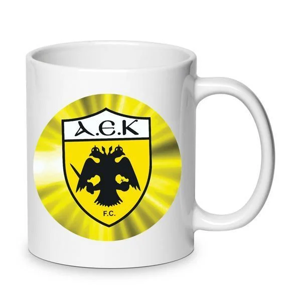 Φωτογραφία προϊόντος: ΑΕΚ κούπα α.ε.κ. AEK mug 330ml no3 κεραμική μπαίνει στο πλυντήριο