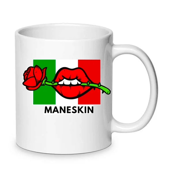 Φωτογραφία προϊόντος: Κούπα Maneskin no6 κεραμική λευκή 330ml