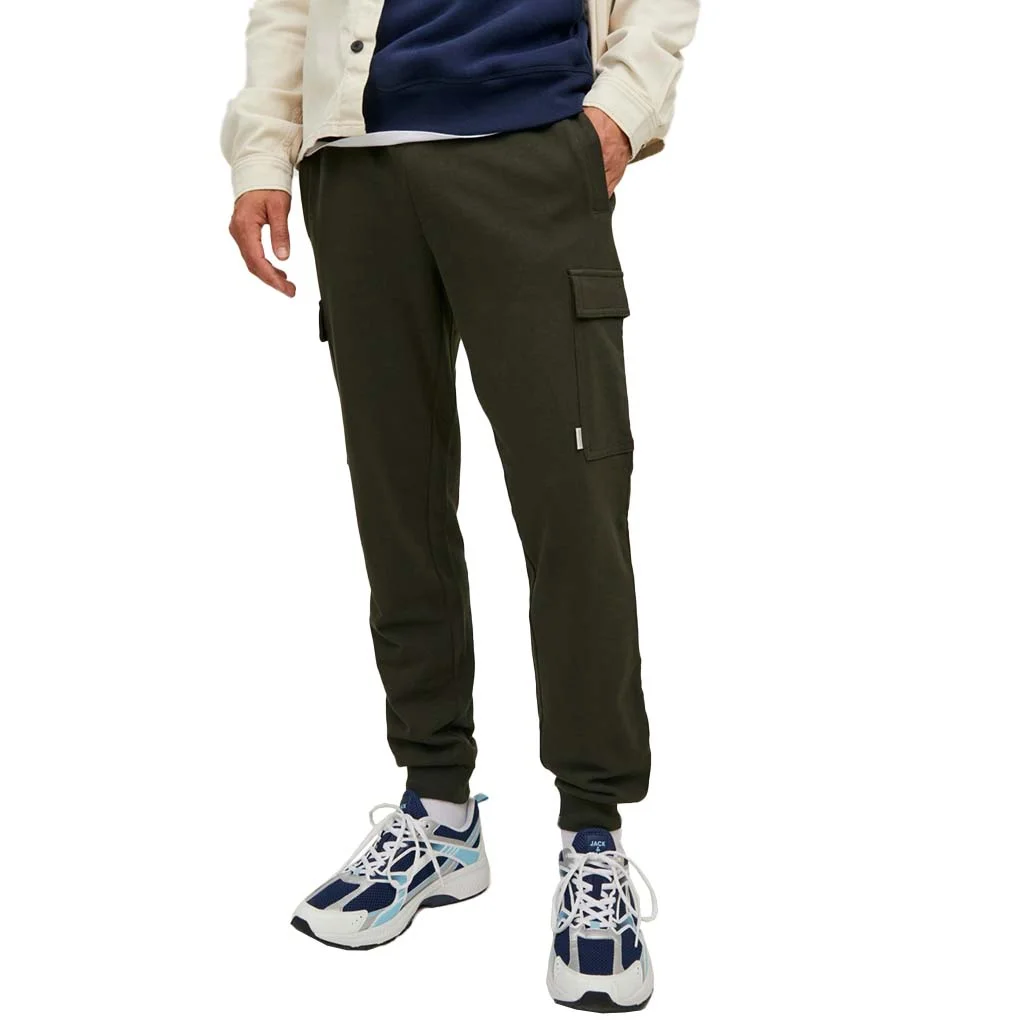 Φωτογραφία προϊόντος: JACK & JONES Ανδρικό Cargo Φόρμα με Λάστιχα JACK & JONES 12212170 Χακί
