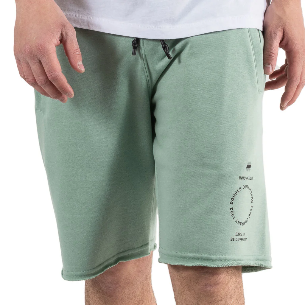 Φωτογραφία προϊόντος: Ανδρικό Βερμούδα French Terry Fabric DOUBLE MS-26 Mint