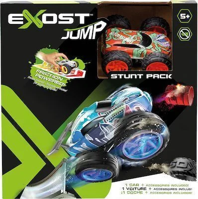 Φωτογραφία προϊόντος: Exost Jump Αυτοκίνητο Χωρίς Μπαταρίες με Ράμπα και Εμπόδια Πορτοκαλί ή Γαλάζιο