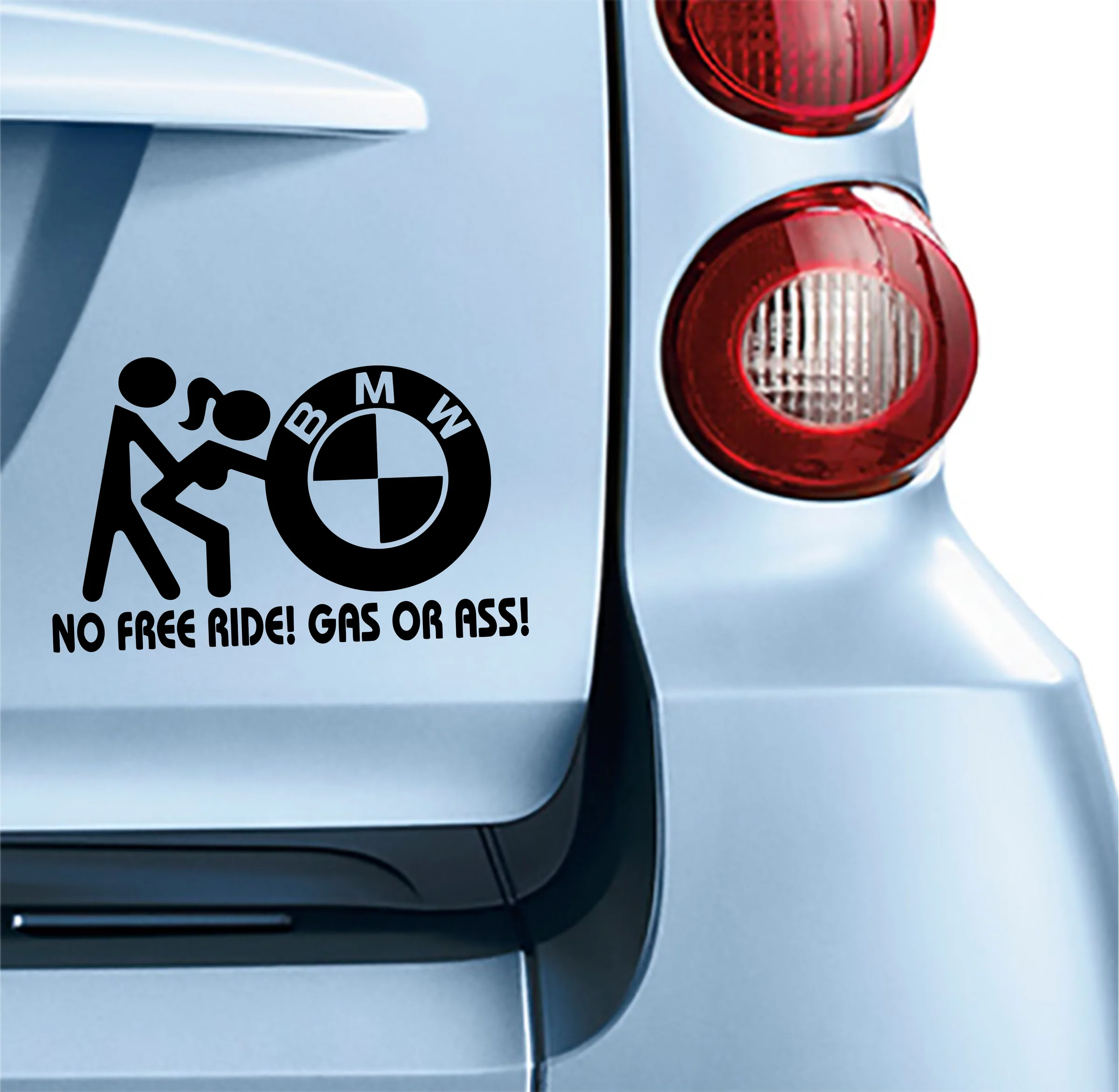 Φωτογραφία προϊόντος: Αυτοκόλλητο BMW no free rides Κωδ.:4371
