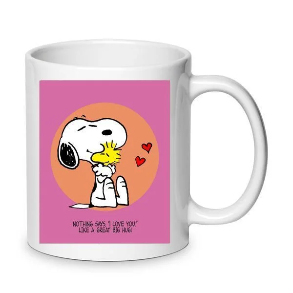Φωτογραφία προϊόντος: Snoopy mug Σνούπι σκύλος κούπα Αγίου Βαλεντίνου No2 κεραμική 330ml