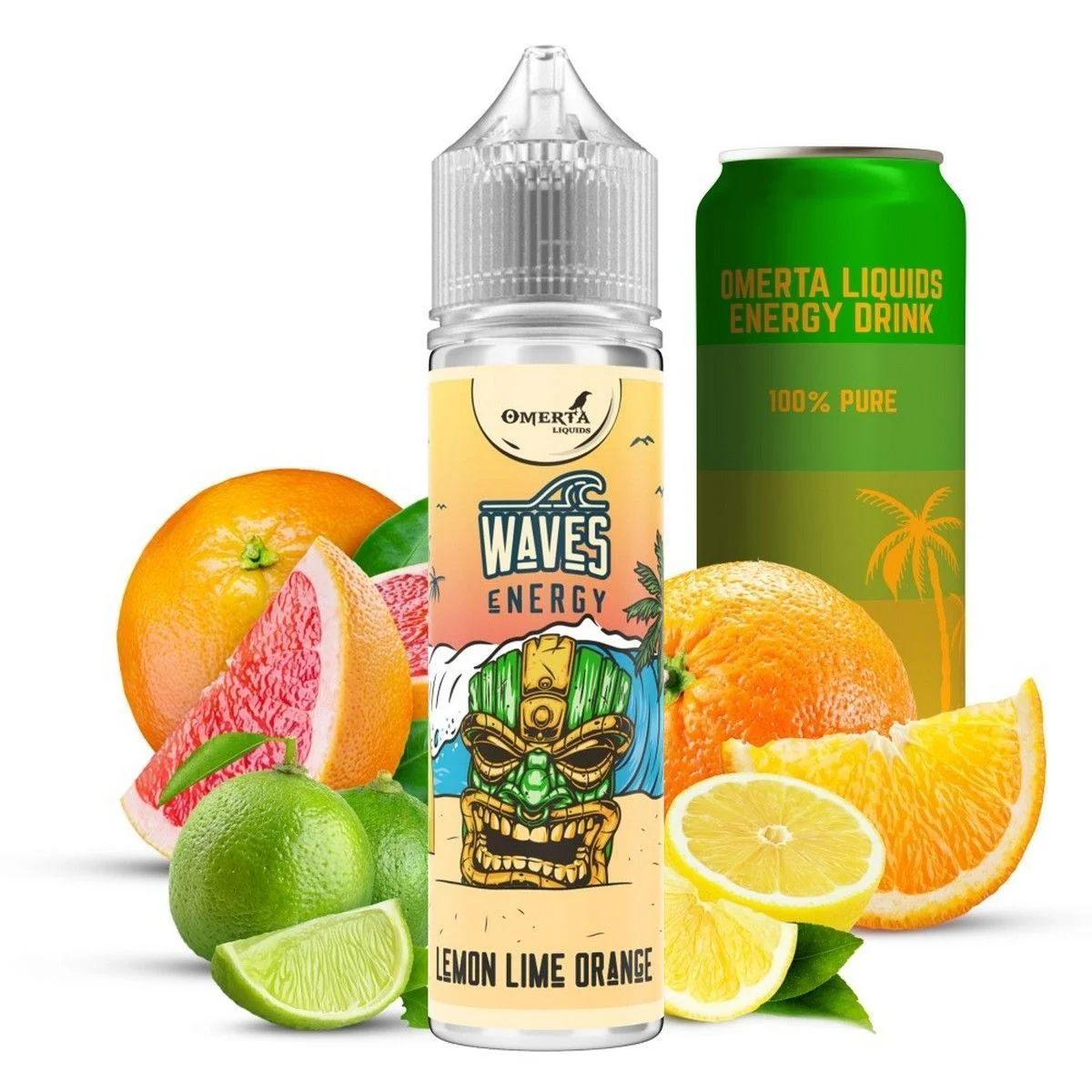 Φωτογραφία προϊόντος: Omerta Waves Energy Flavor Shot Lemon Lime Orange 15ml/60ml